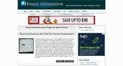 Desktop Screenshot of honestinformation.com
